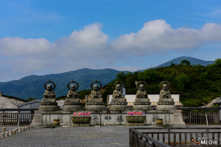 Discover the spiritual beauty of Mount Osore in Japans Aomori Prefecture.