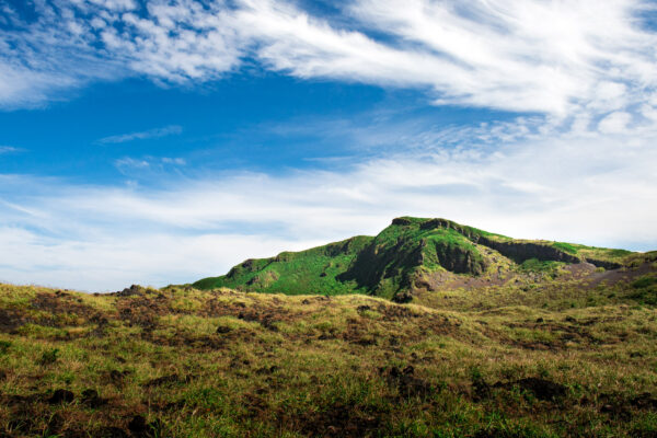 Explore Oshima Islands Volcanic Beauty and Tranquil Landscape.