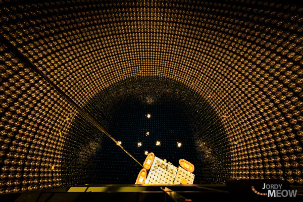 Discovering neutrinos at Super-Kamiokande Observatory in Japan.