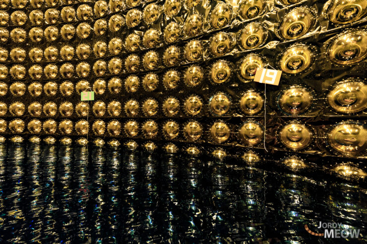 Golden Spheres Neutrino Observatory Beneath Mount Ikeno | Japon Secret