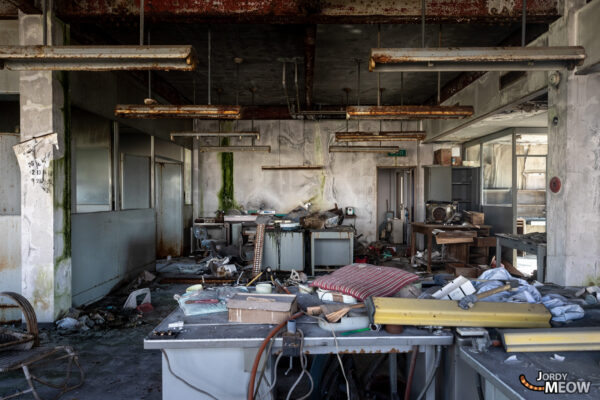 Decaying abandoned factory in Japans Kansai region