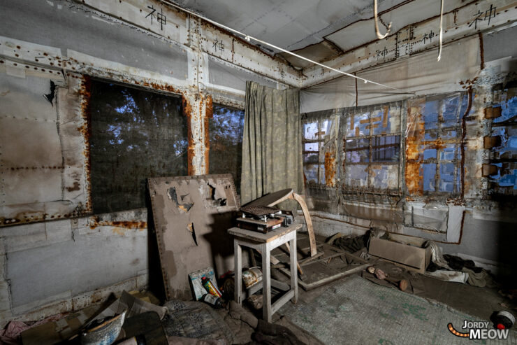 Unsettling abandoned Japanese psycho clinic interior