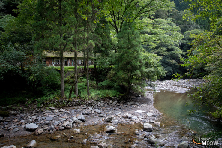 Picturesque Japanese Traditional School Kyushu Nature Scenery