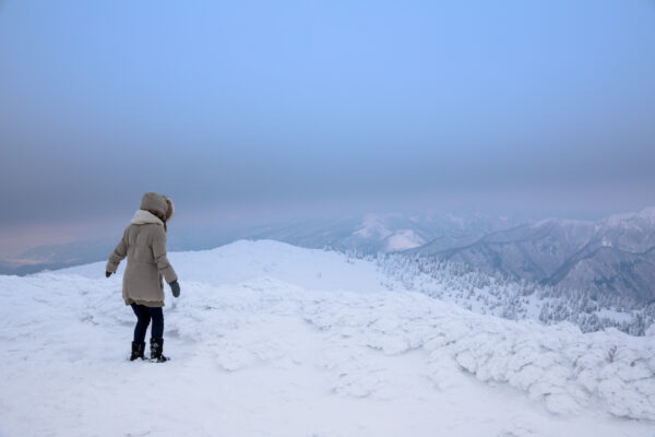 Explore the magical Zao winter wonderland with enchanting snow formations and serene landscapes.