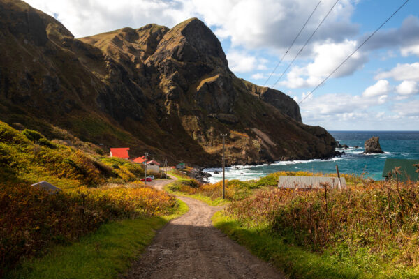 Rebun Islands Rugged Cliffs, Lush Nature Scenery