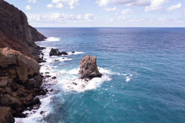 Rugged Japanese Cliffs, Rebun Islands Coastal Marvel