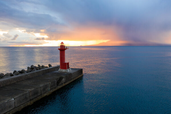 Serene Rebun Island Lighthouse at Sunset