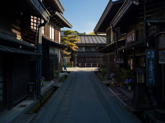 Historic Wooden Takayama Street, Japan