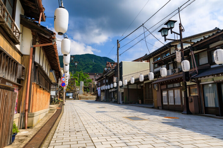 Tranquil Inami Town Street, Traditional Architecture
