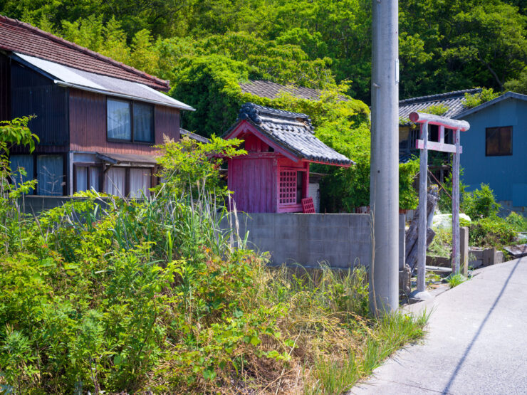 Traditional Japanese Village Nature Scenery