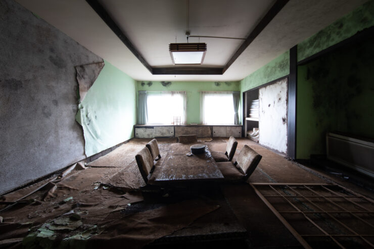 Haunting Remnants of Elegance: Abandoned Hachijo Hotel