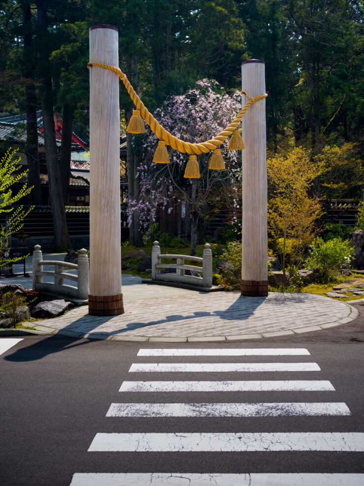 Serene Natadera Temple, Japanese architectural gem amidst nature.