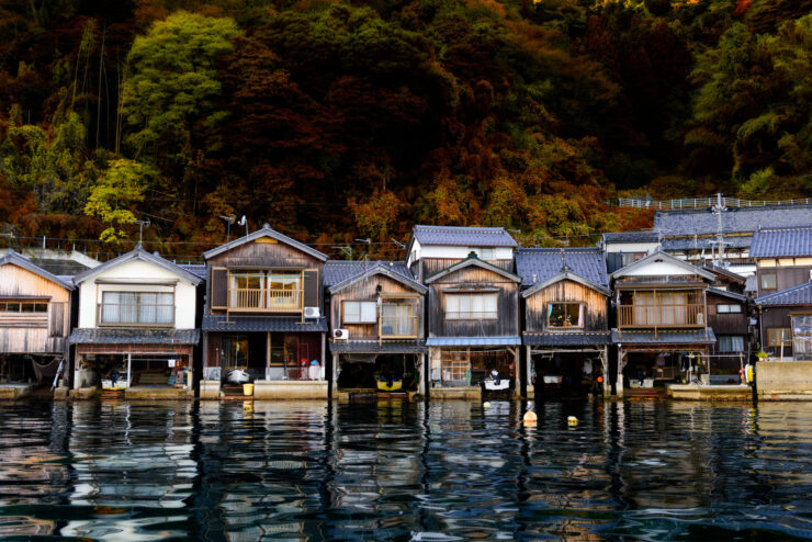 Ines Picturesque Funaya Boat Houses, Japan