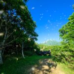 Scenic Rishiri Island hiking trail, Japan