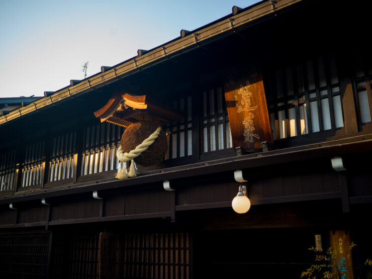 Traditional Japanese architecture, Hida-Furukawa village charm.