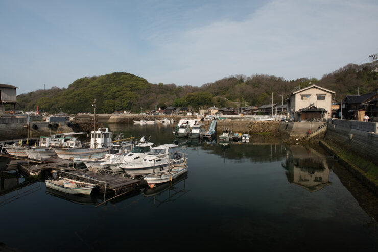 Picturesque Japanese canal village, Manabe-shima
