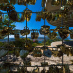 Whimsical Outdoor Suspended Sculpture Installation