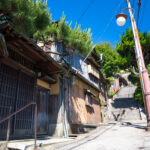 Onomichis quaint alleyway showcases preserved Japanese architecture.