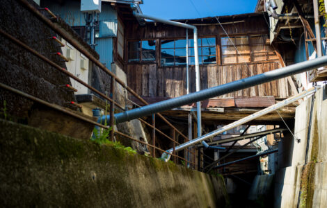 Weathered Urban Alleys Industrial Remnants