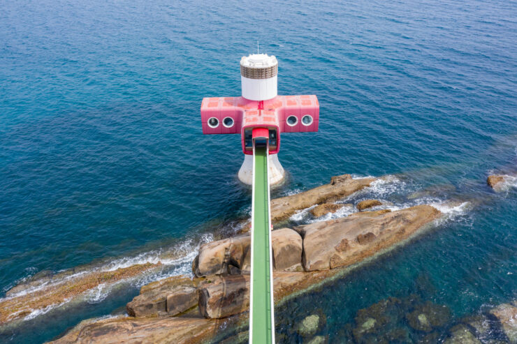Vibrant Ashizuri Lighthouse Japan Scenic Landmark