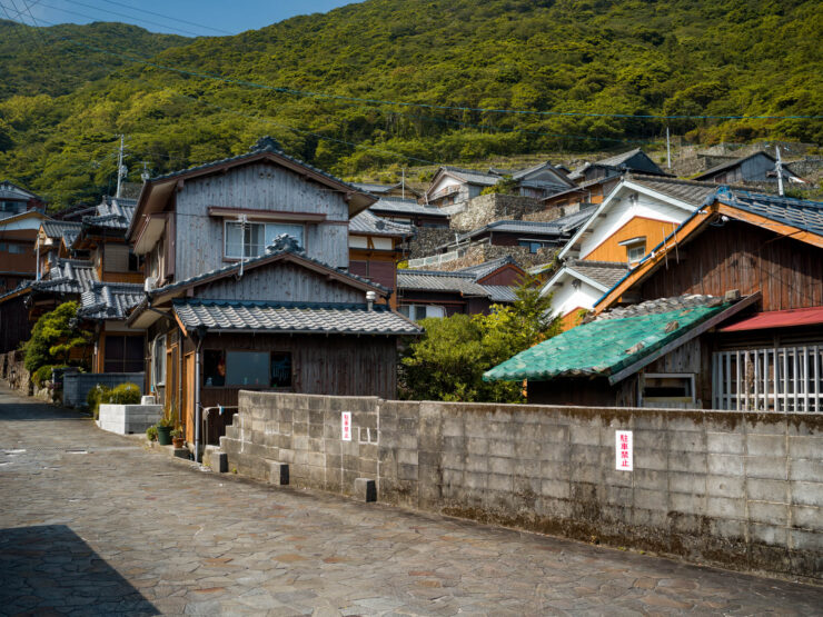 Historic Japanese Village Scenic Landscape