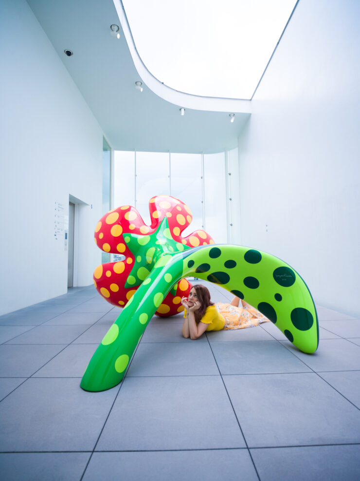 Yayoi Kusamas Vibrant Sculptural Installation