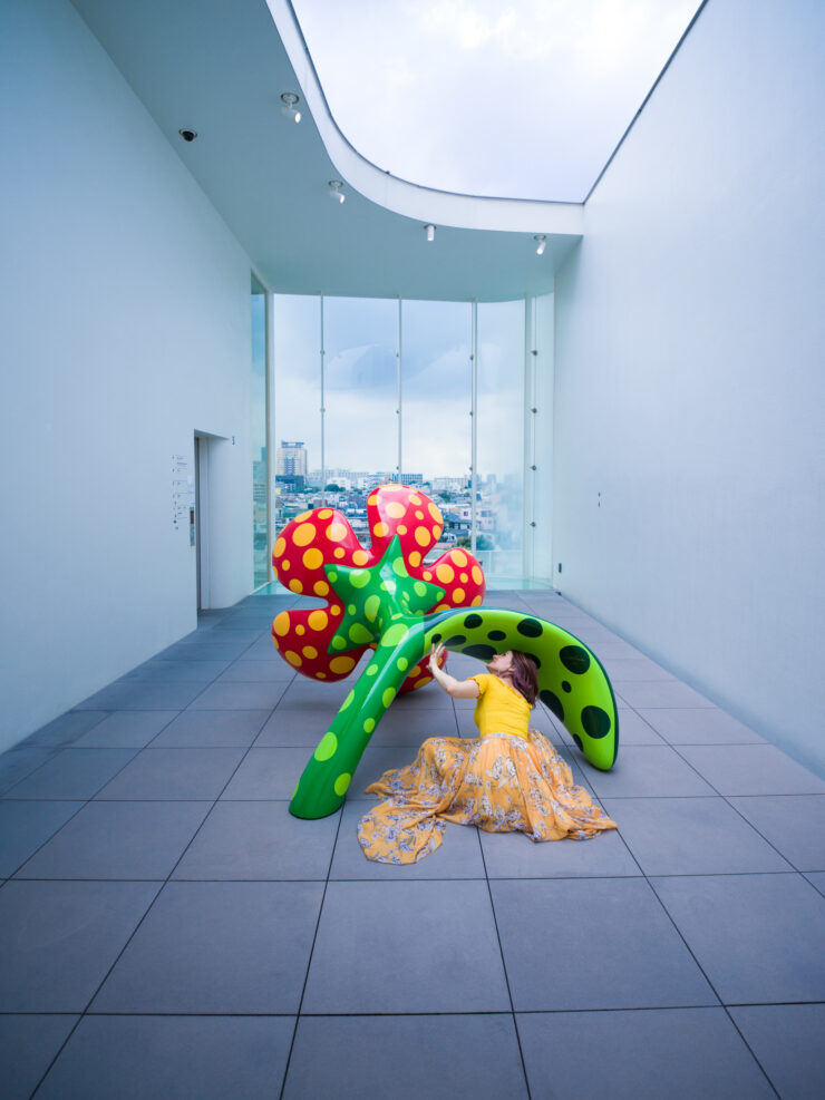 Yayoi Kusamas Polka-Dot Fruit Veggie Sculptures