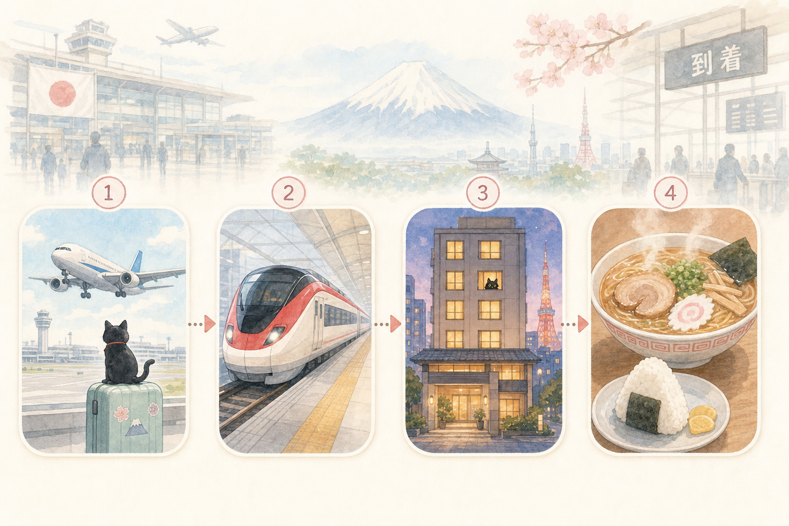 Vos 24 Premières Heures au Japon