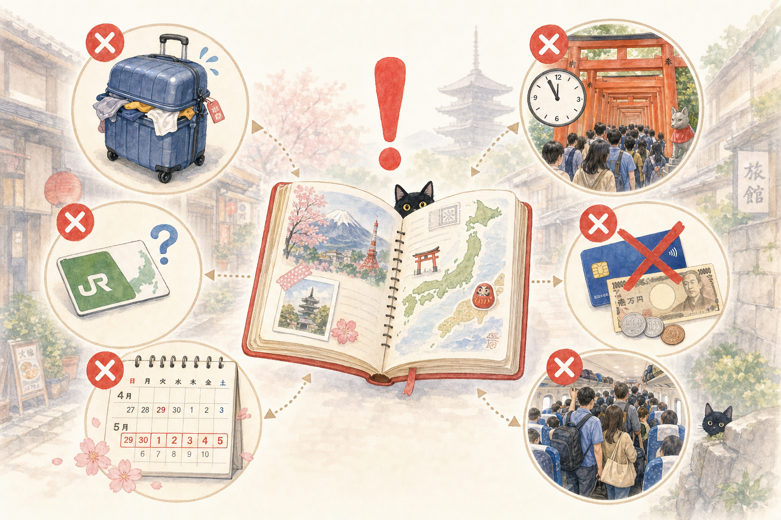 Premier Voyage au Japon : Erreurs à Éviter