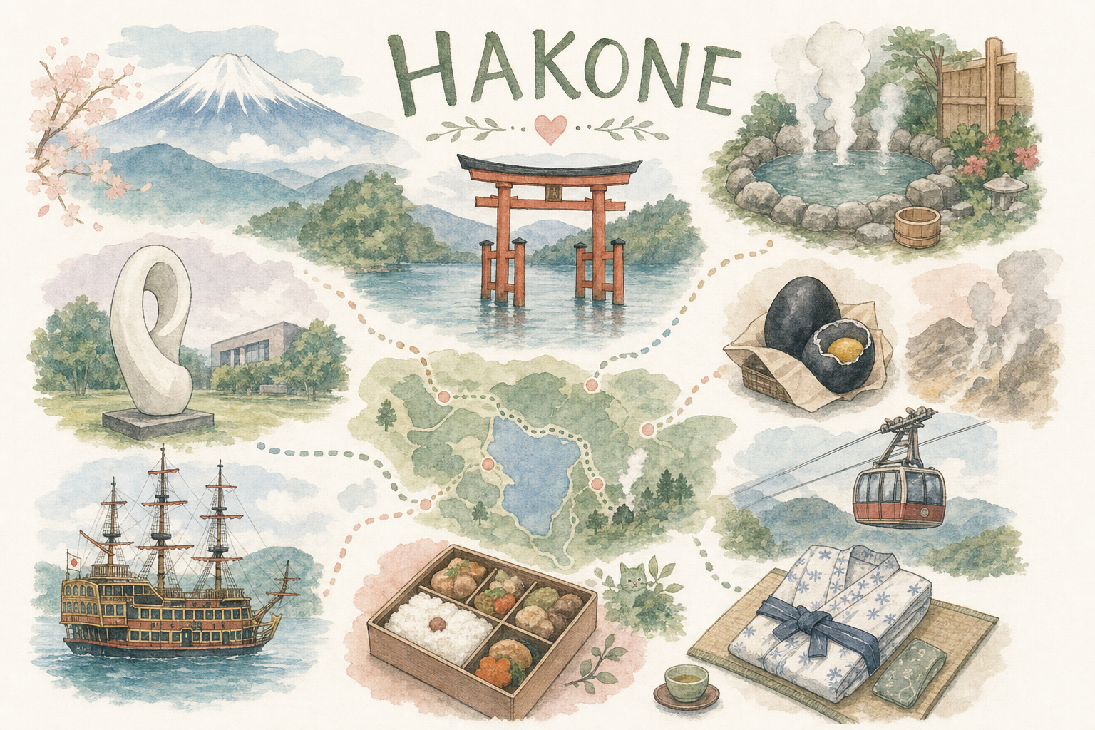 Quoi faire à Hakone