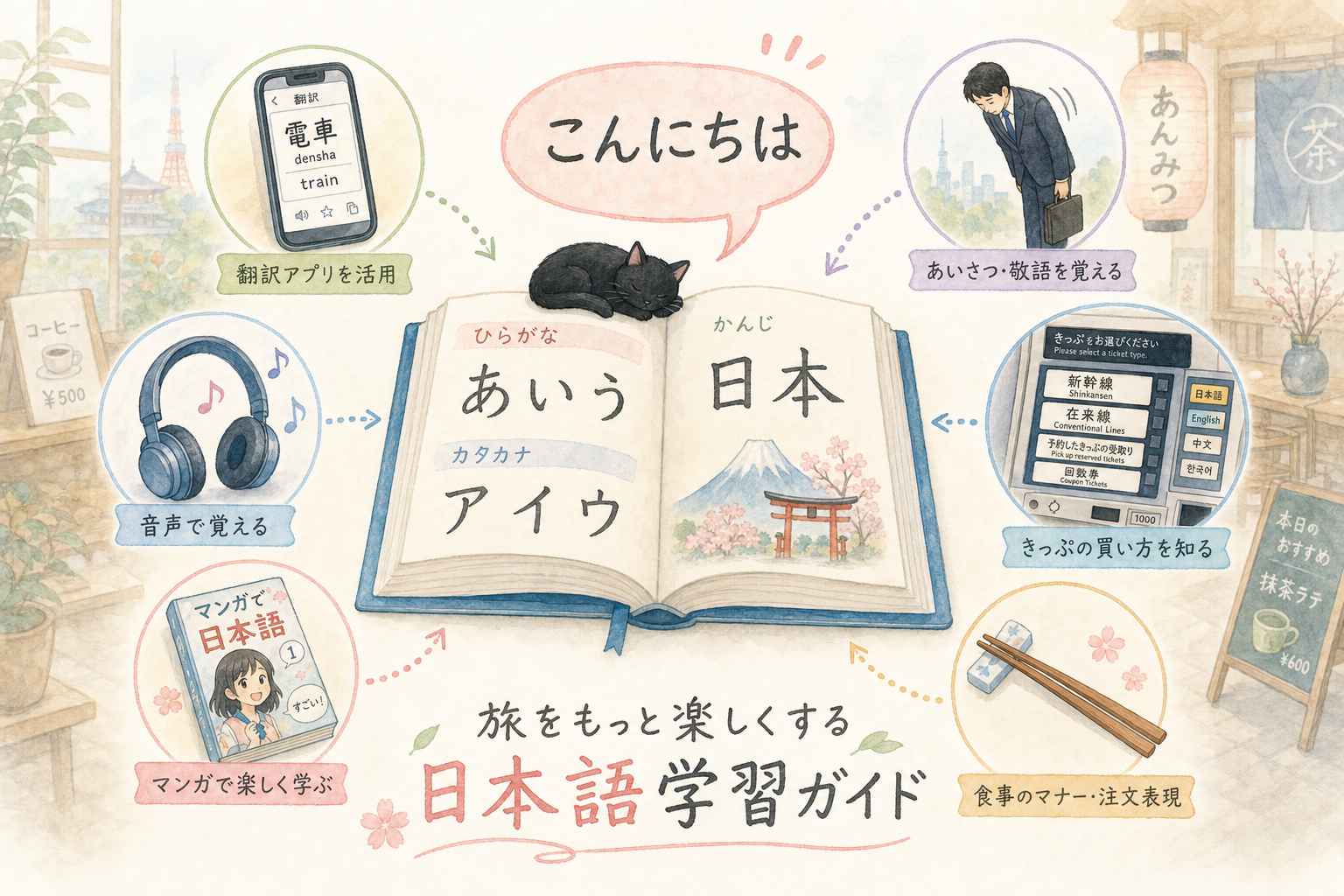 Apprendre le Japonais Avant un Voyage