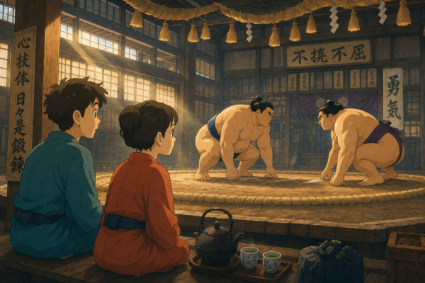 Sumo cartoon illustration