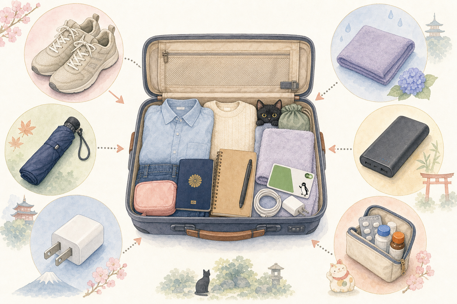 Que Mettre dans sa Valise pour le Japon