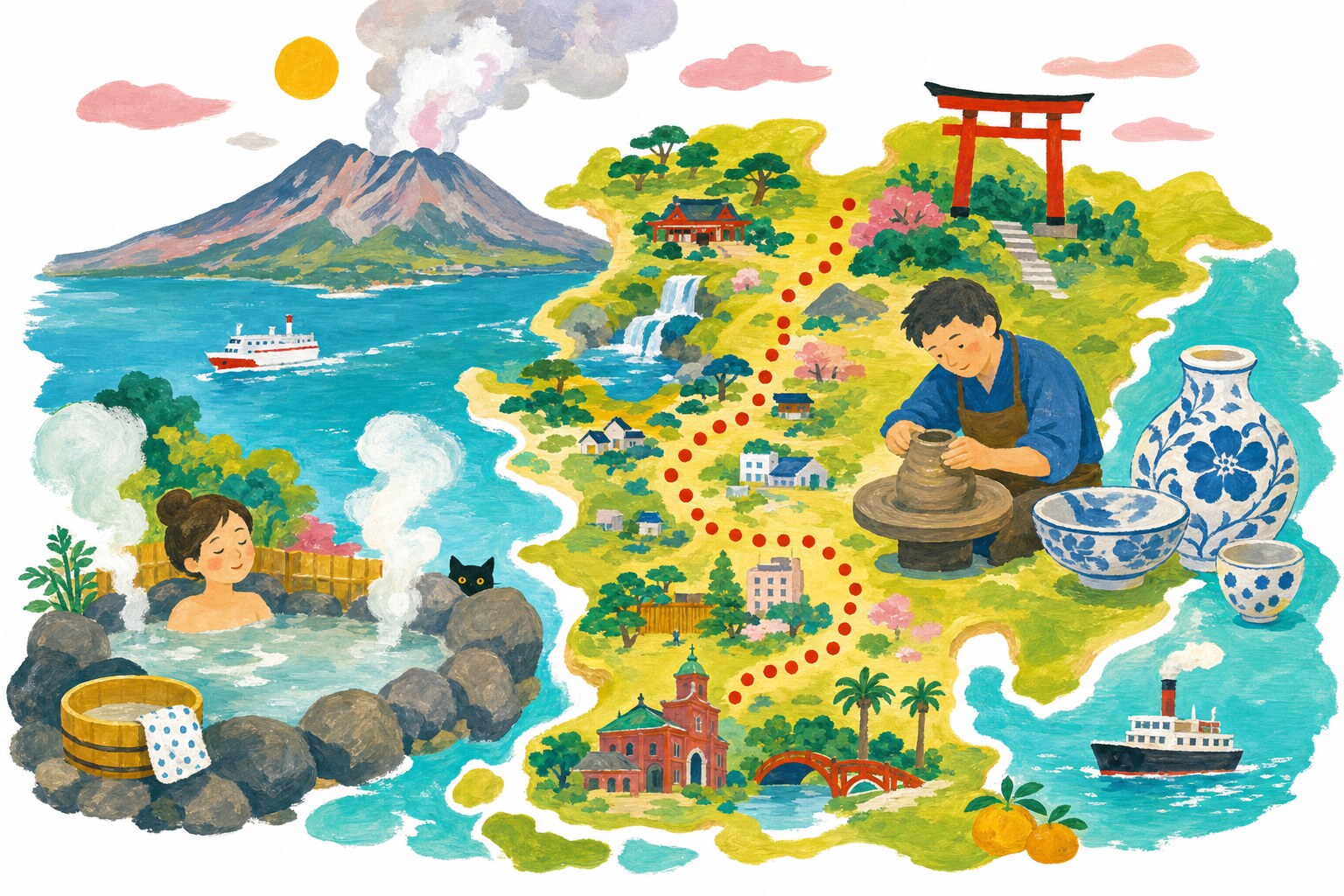 Itinéraire Kyushu : 14 jours dans le Japon du sud