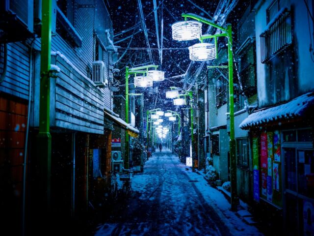 Tokyo, magique sous son duvet de neige ⛄️